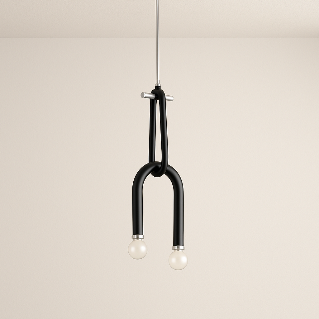 Luminária Pendente Moderna Minimalista Metal Sauga