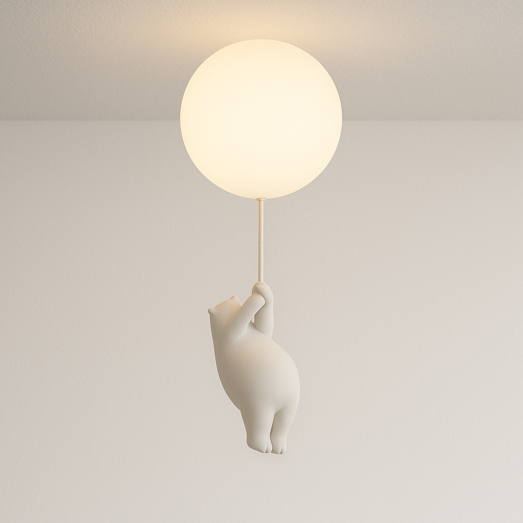 Luminária Pendente Moderna Minimalista Infantil Balão Globo Fly