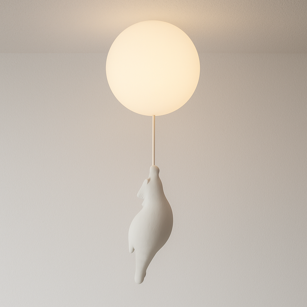 Luminária Pendente Moderna Minimalista Infantil Balão Globo Fly