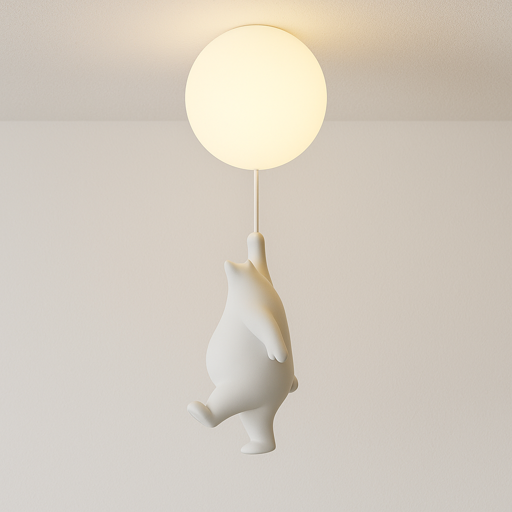 Luminária Pendente Moderna Minimalista Infantil Balão Globo Fly