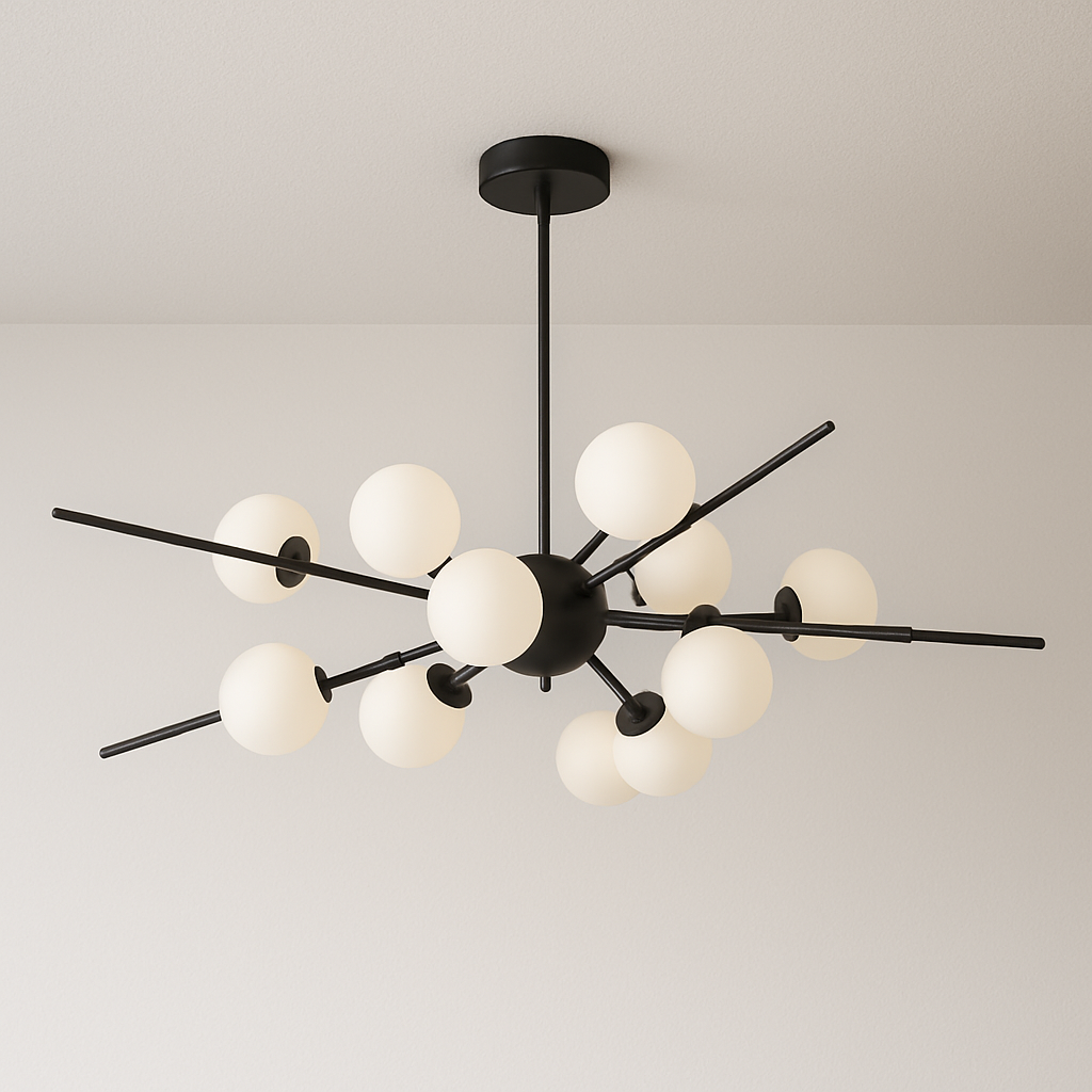 Luminária Pendente Moderno Minimalista Bolas Globos Vidro Nord