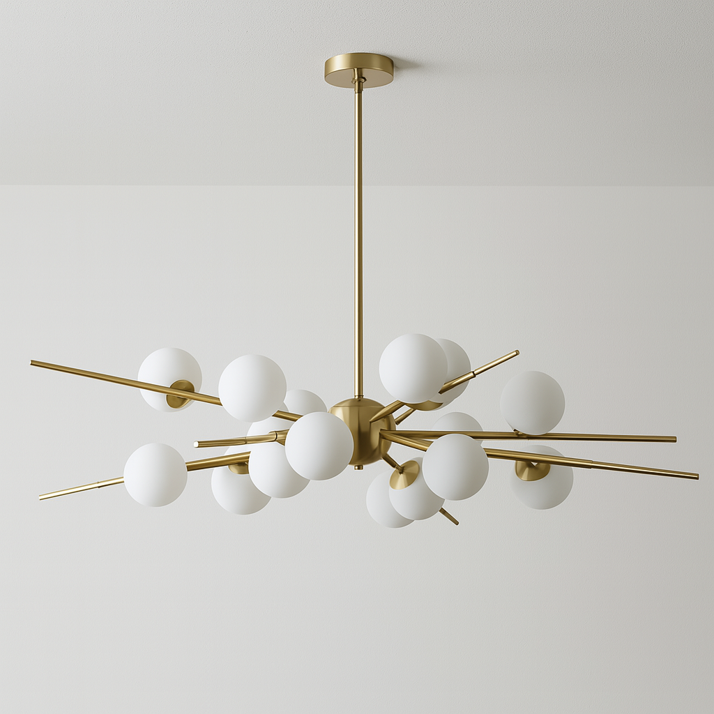 Luminária Pendente Moderno Minimalista Bolas Globos Vidro Nord