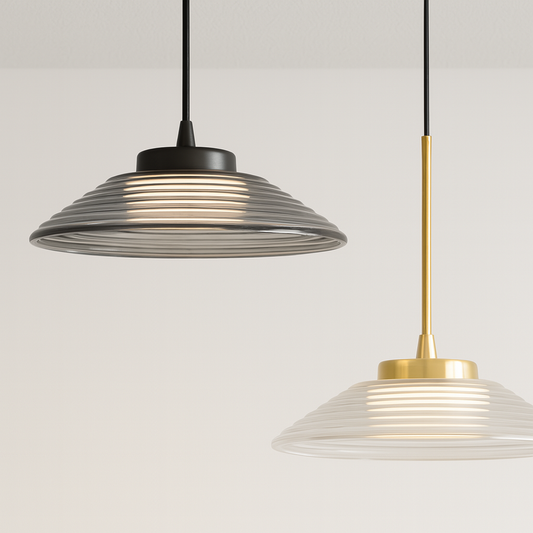 Luminária Pendente Moderna Minimalista LED Vidro Salt