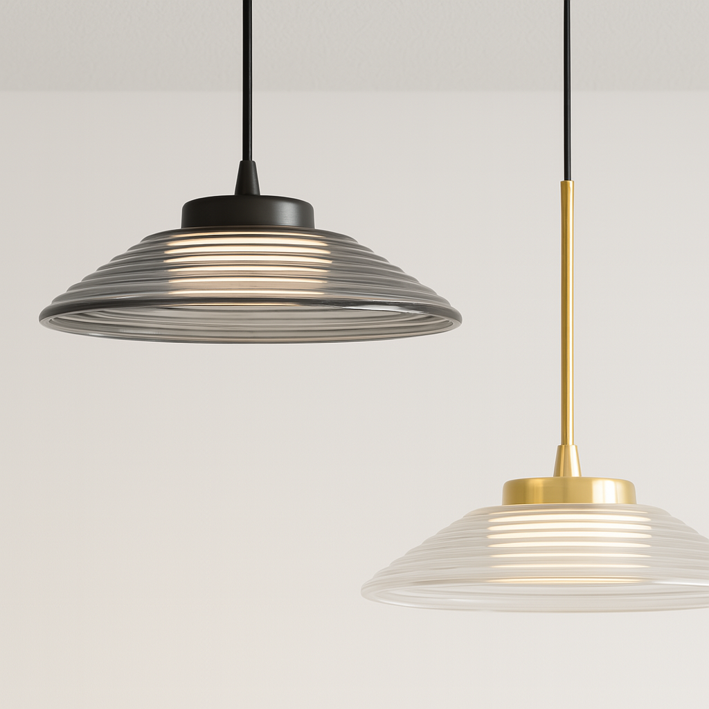 Luminária Pendente Moderna Minimalista LED Vidro Salt