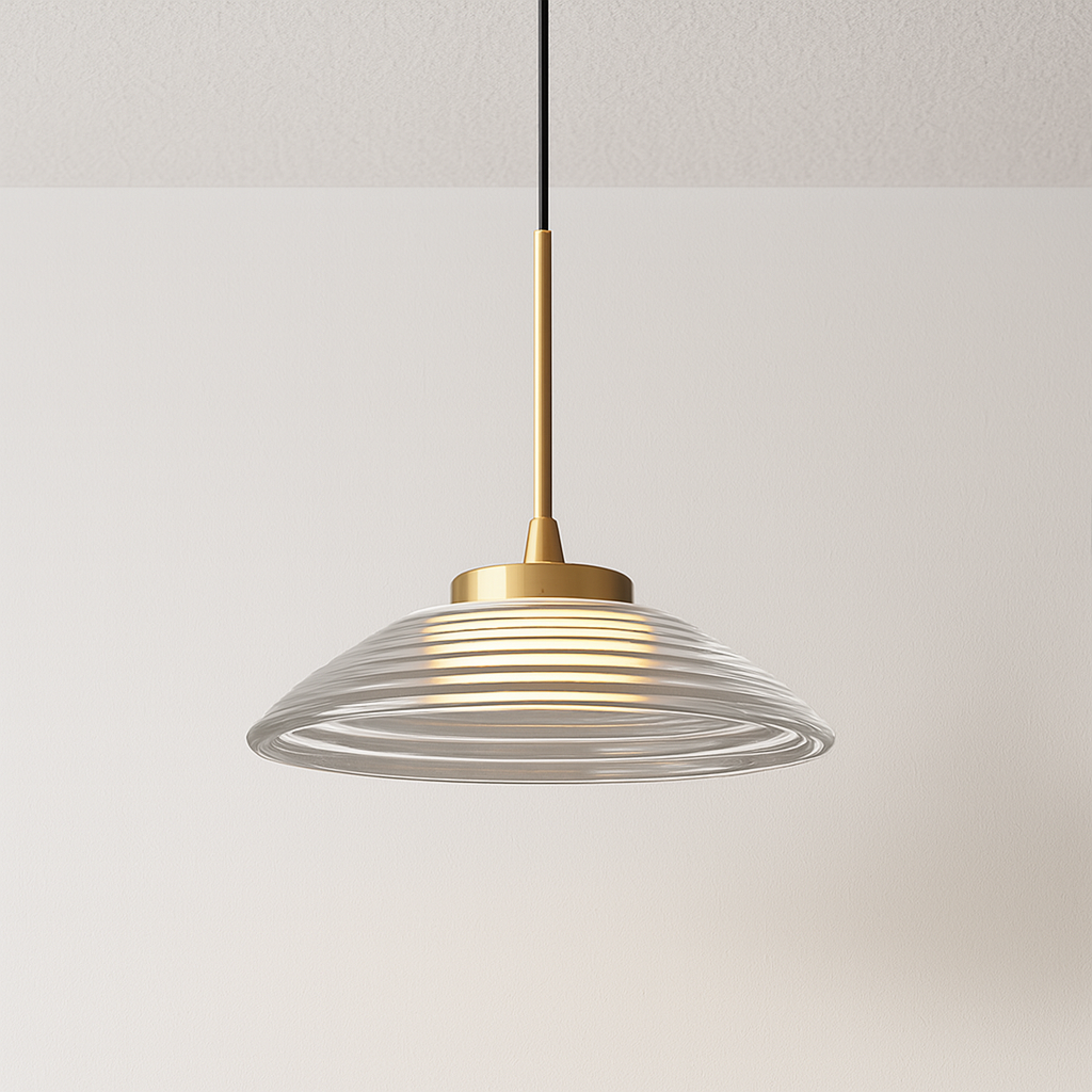 Luminária Pendente Moderna Minimalista LED Vidro Salt