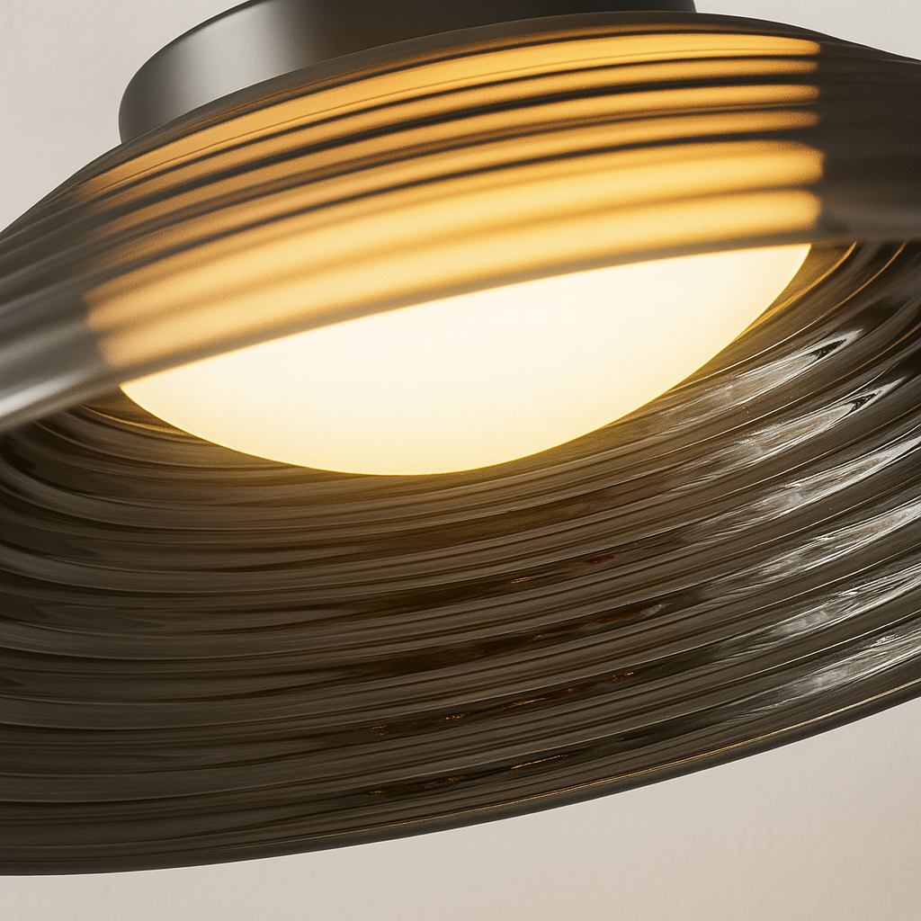 Luminária Pendente Moderna Minimalista LED Vidro Salt