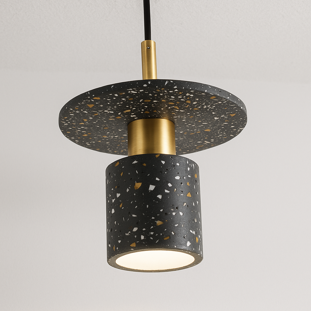 Luminária Pendente Moderna Industrial Granilite Shimmer