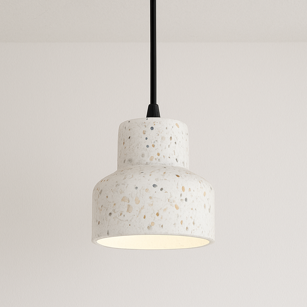 Luminária Pendente Moderna Industrial Retrô Granilite