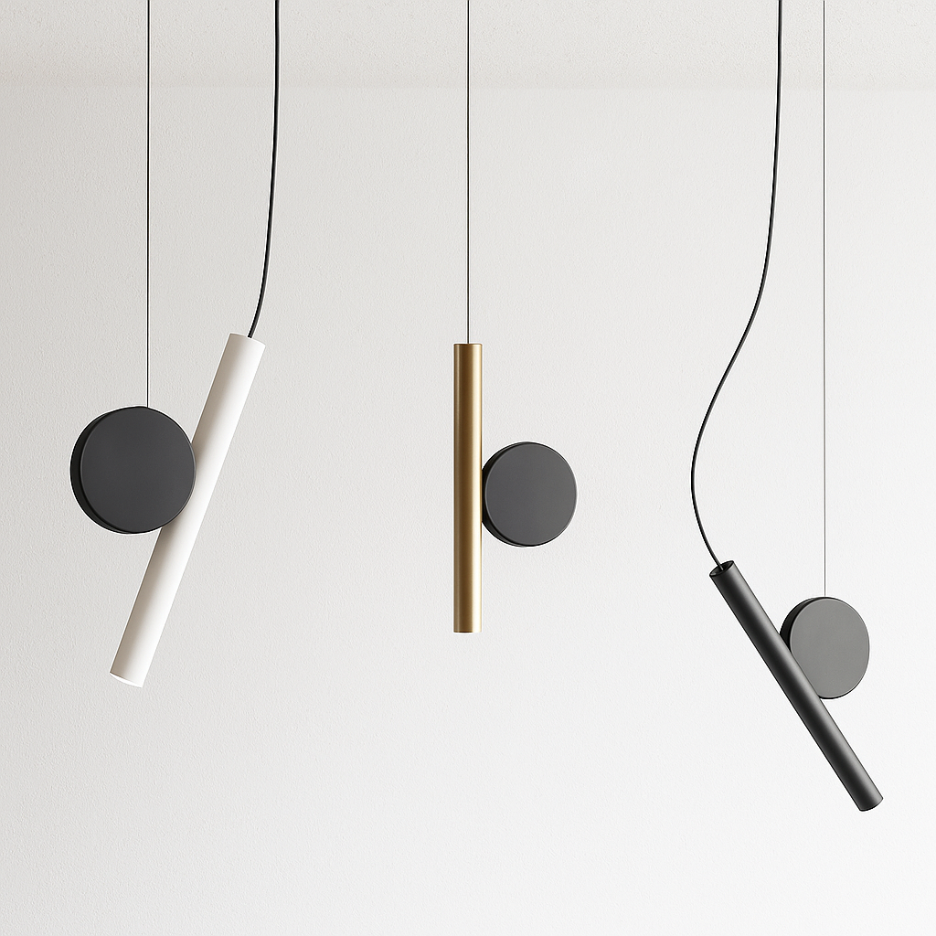 Luminária Pendente Moderno Minimalista LED Fixture