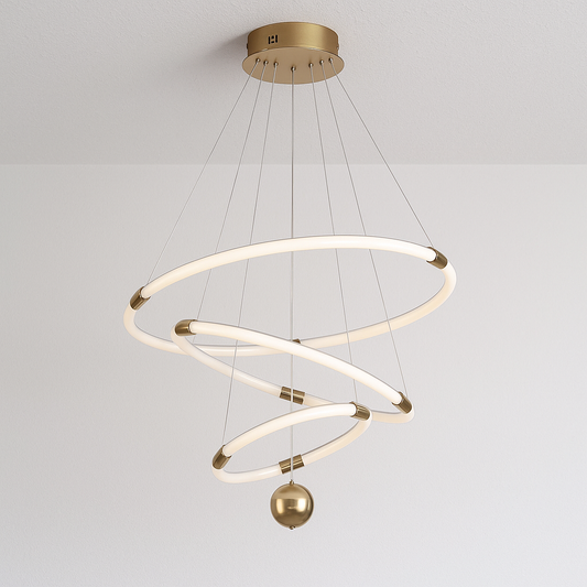 Luminária Pendente Moderno Minimalista Rings Ball