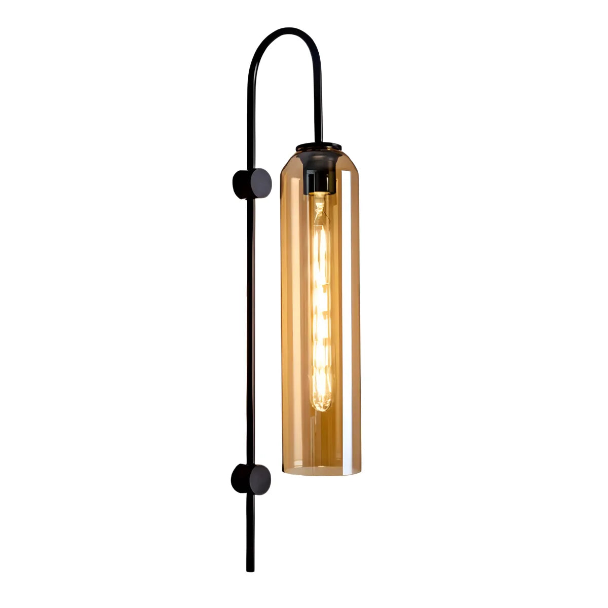 Luminária Arandela Moderna Minimalista Metal Vidro Myna