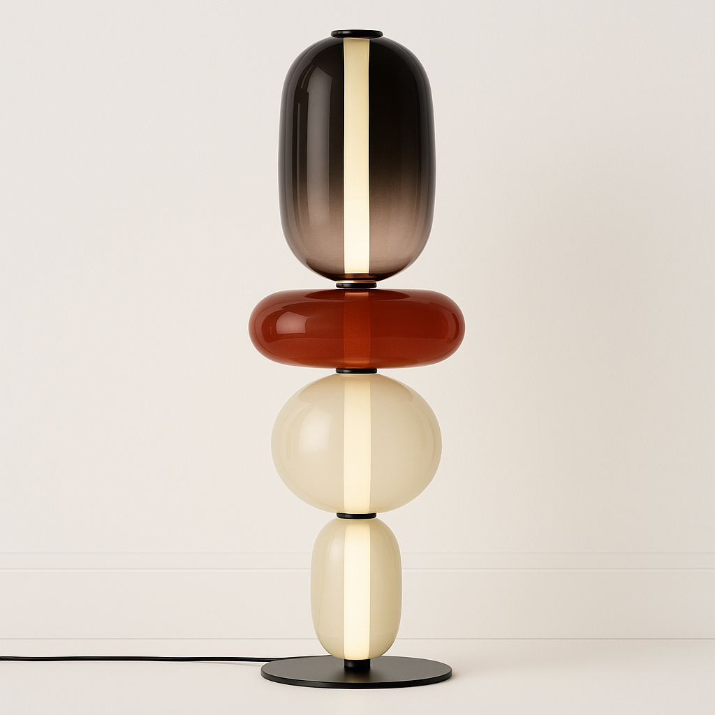 Luminária de Mesa Moderna Minimalista LED Vidro Sole