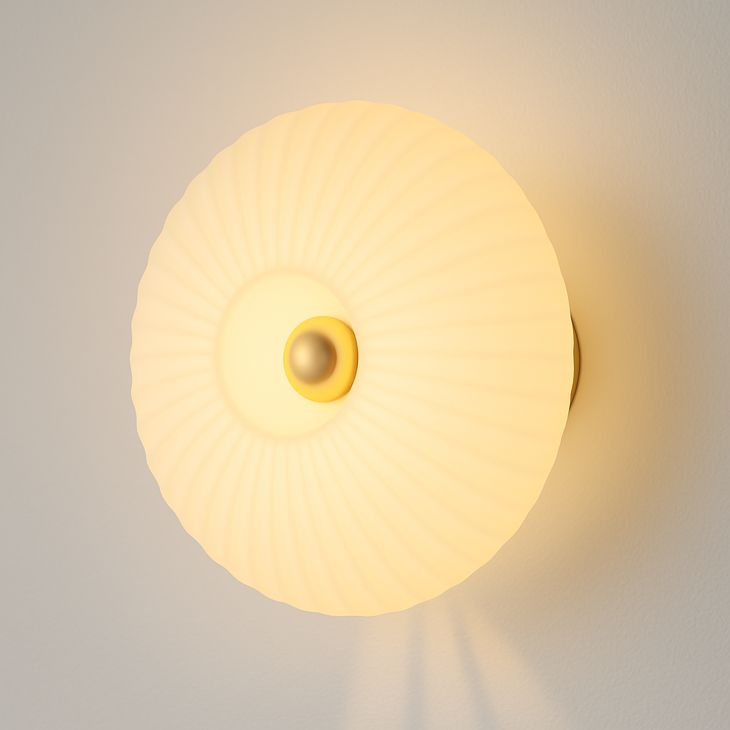 Luminária Arandela Moderna Minimalista Metal Vidro Kyle
