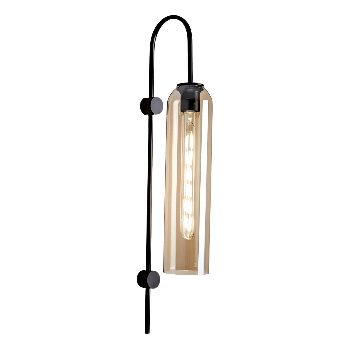 Luminária Arandela Moderna Minimalista Metal Vidro Myna