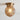Luminária de Teto Plafon Sobrepor Redondo Clássico Retrô Vintage Vidro Metal Globo Dourado Sawla
