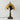 Luminária de Mesa Retrô Minimalista Vidro Resina Metal Plottier