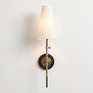 Luminária Arandela Clássica Minimalista Metal Tecido Étoile