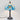 Luminária de Mesa Retrô Minimalista Resina Vidro Metal Sea
