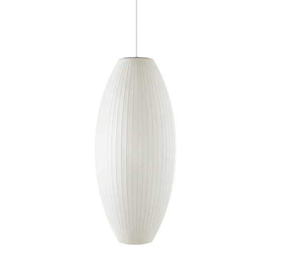 Luminária Pendente Moderna Minimalista Tecido Pear Nilsen Barble