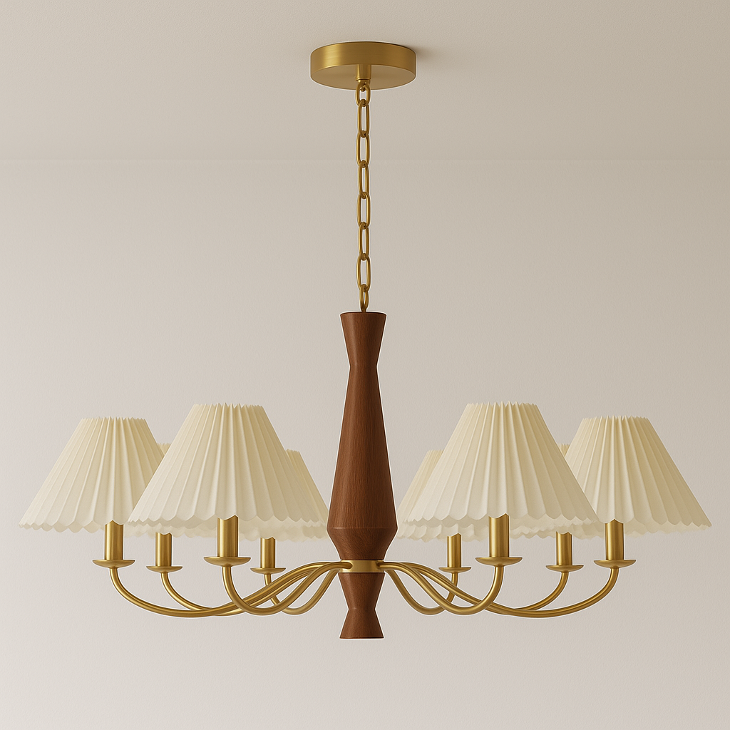 Luminária Pendente Moderna Minimalista Tecido Metal Namur