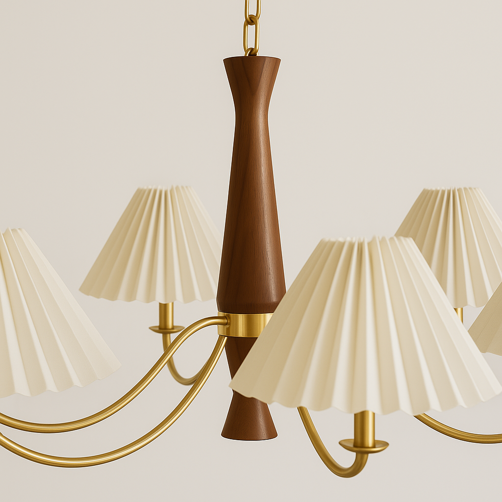Luminária Pendente Moderna Minimalista Tecido Metal Namur