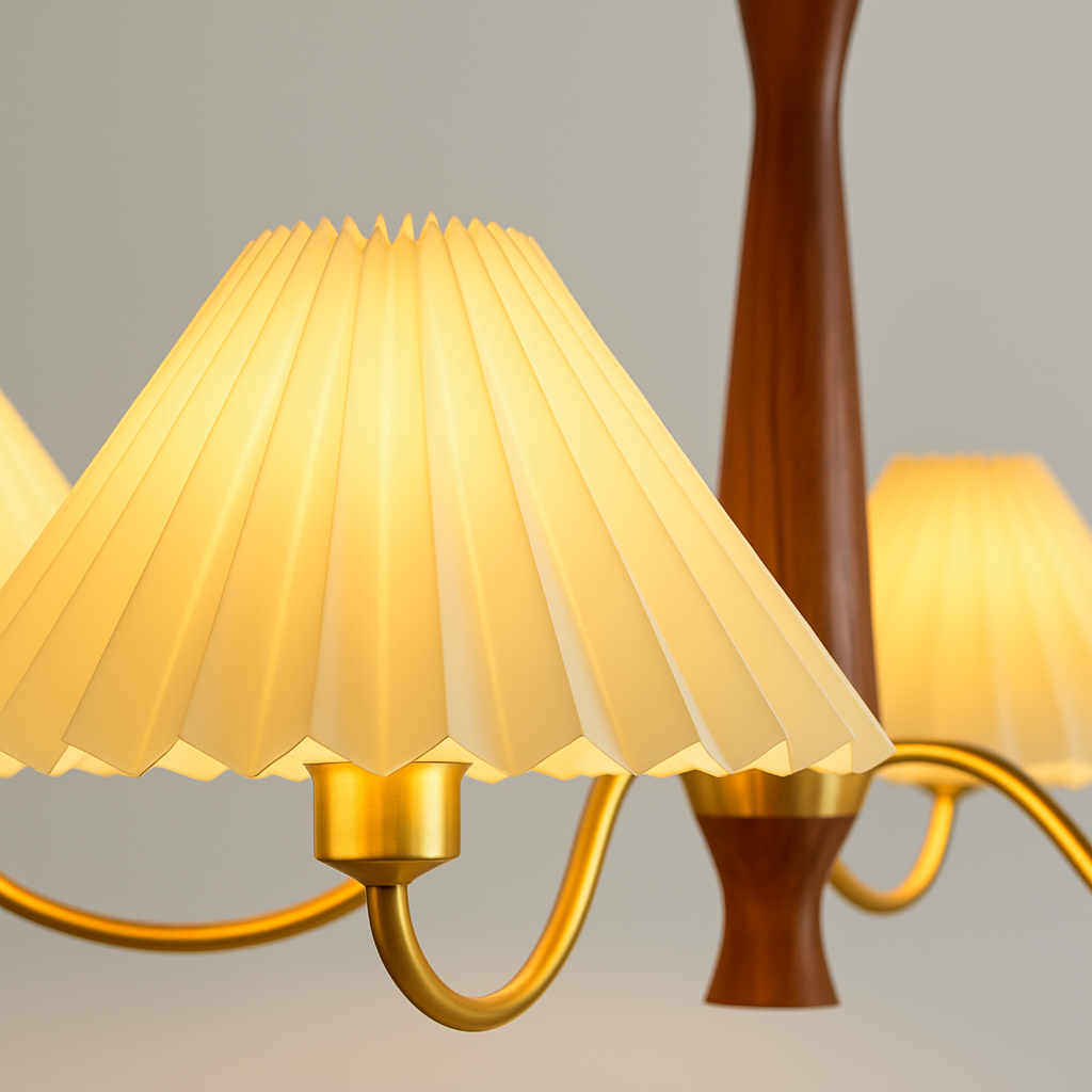 Luminária Pendente Moderna Minimalista Tecido Metal Namur
