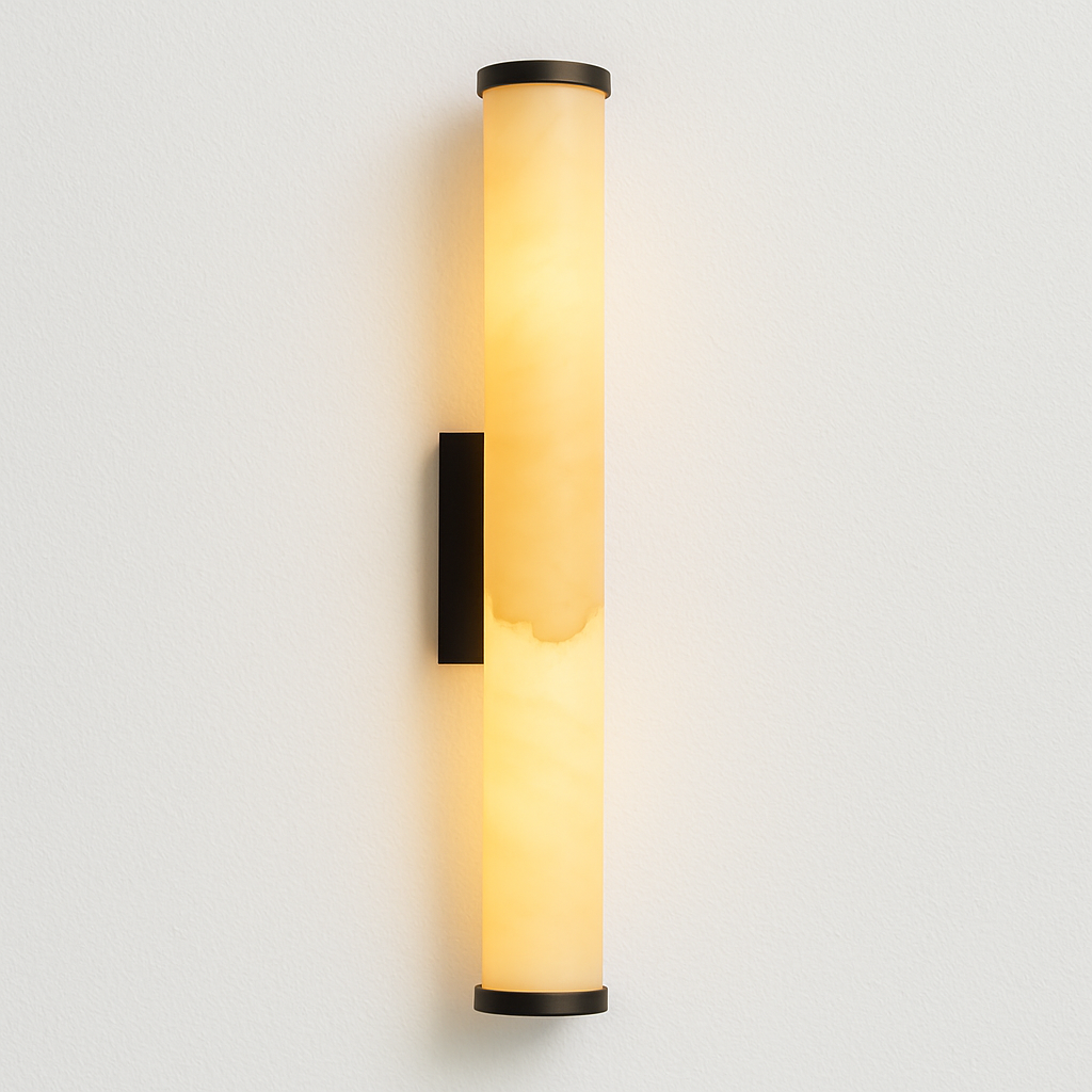 Luminária Arandela Moderna Minimalista LED Mármore Tiano