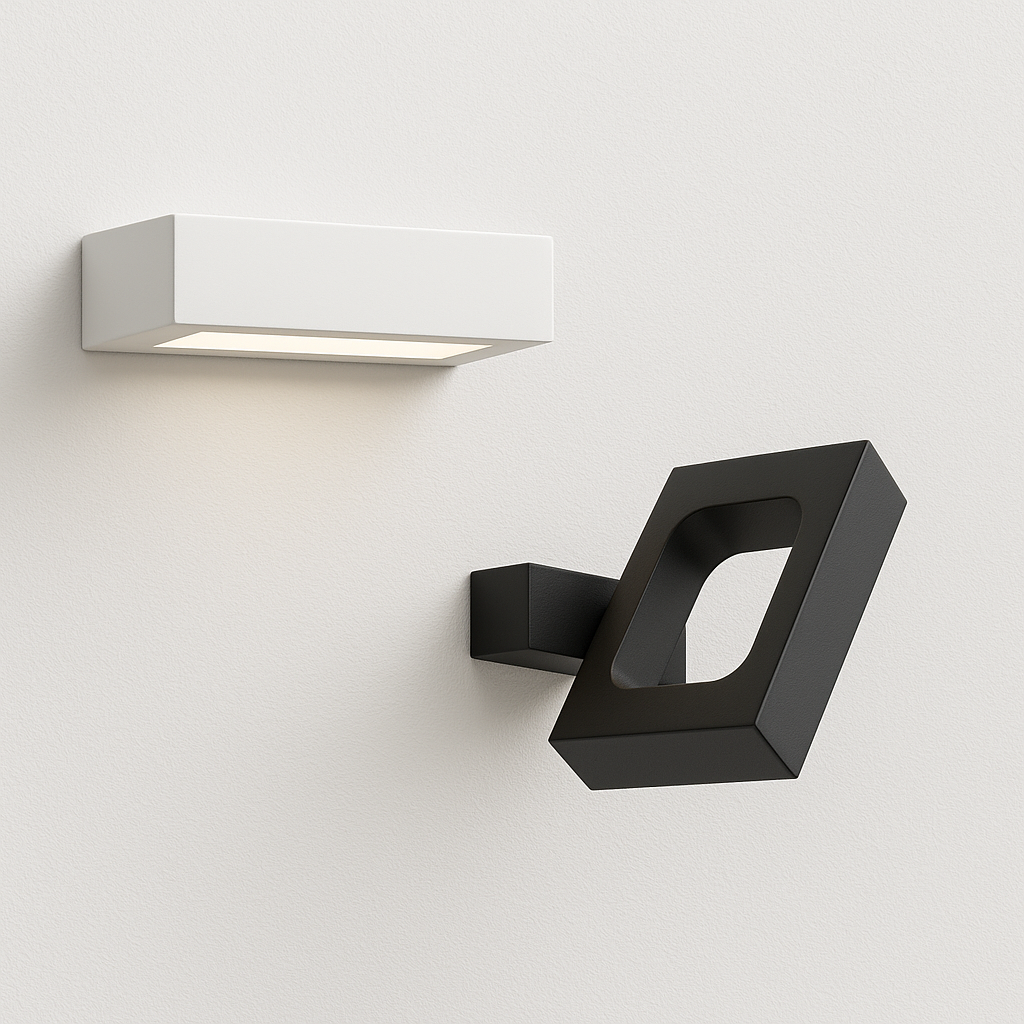 Luminária Arandela Moderna Minimalista Articulada LED Metal Phare