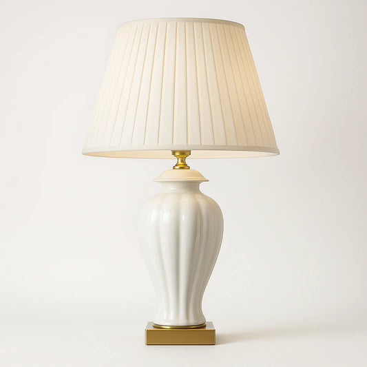 Luminária de Mesa Moderna Minimalista Metal Cerâmica Scope