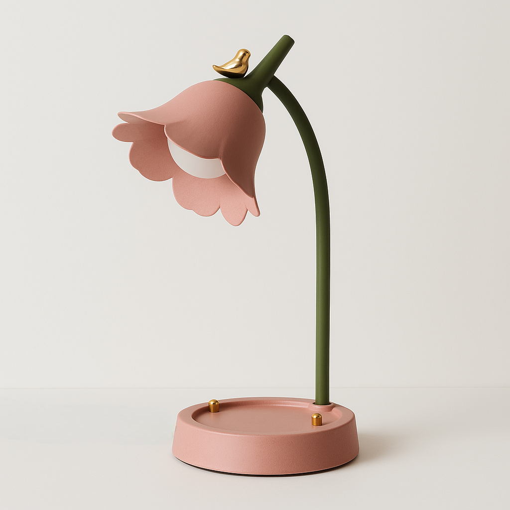 Luminária de Mesa Moderna Minimalista Articulada LED Flower