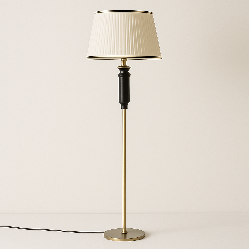 Luminária De Piso Moderna Minimalista Tecido Jozu