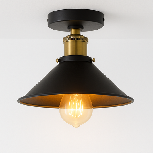 Luminária Plafon Moderno Industrial Retrô Mettre