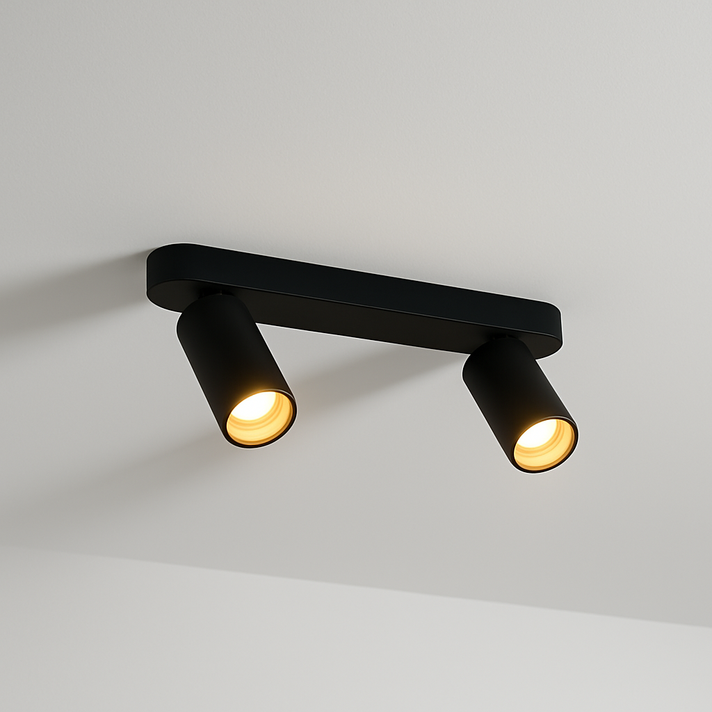 Luminária Plafon Sobrepor Moderna Spots Direcionáveis Linear LED Jinx
