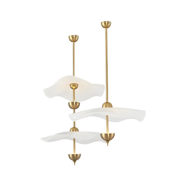 Luminária Pendente Moderna Minimalista LED Acrílico Metal Toqualle
