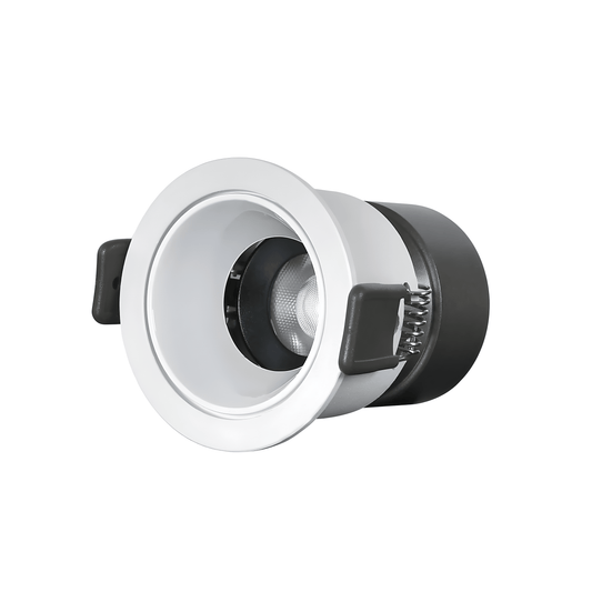 Luminária Spot Embutir Moderno Minimalista Redondo LED Nex - Branco / Branco Neutro (4000K) / 9W