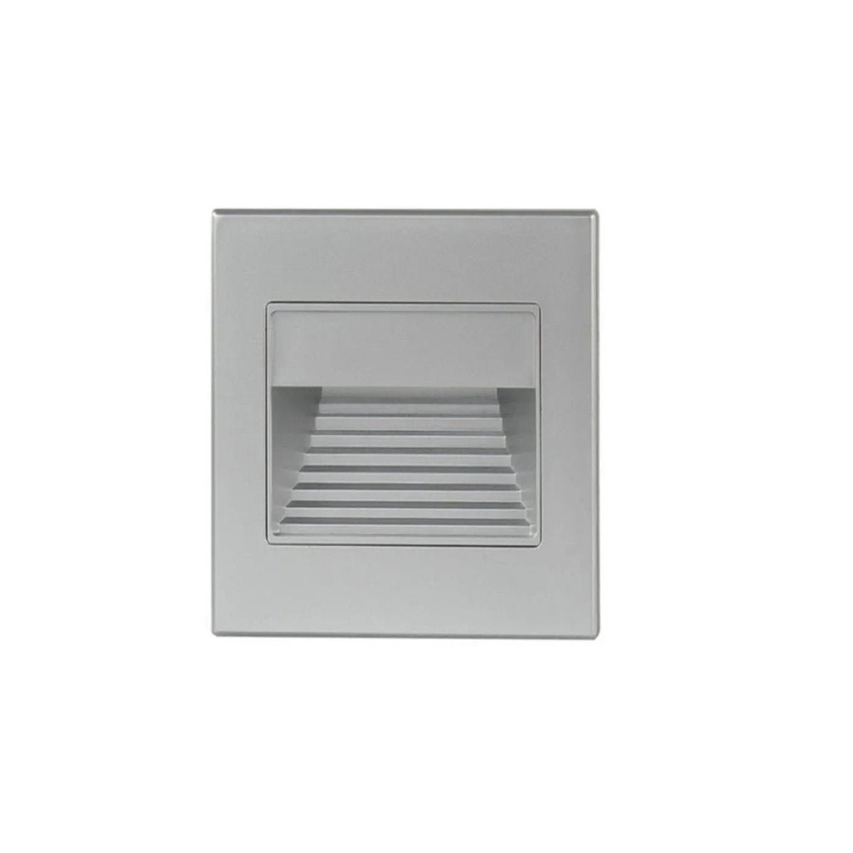 Balizador de Embutir LED 3000K 1.5W Bivolt Cinza Square - ORNE™ — decor studio
