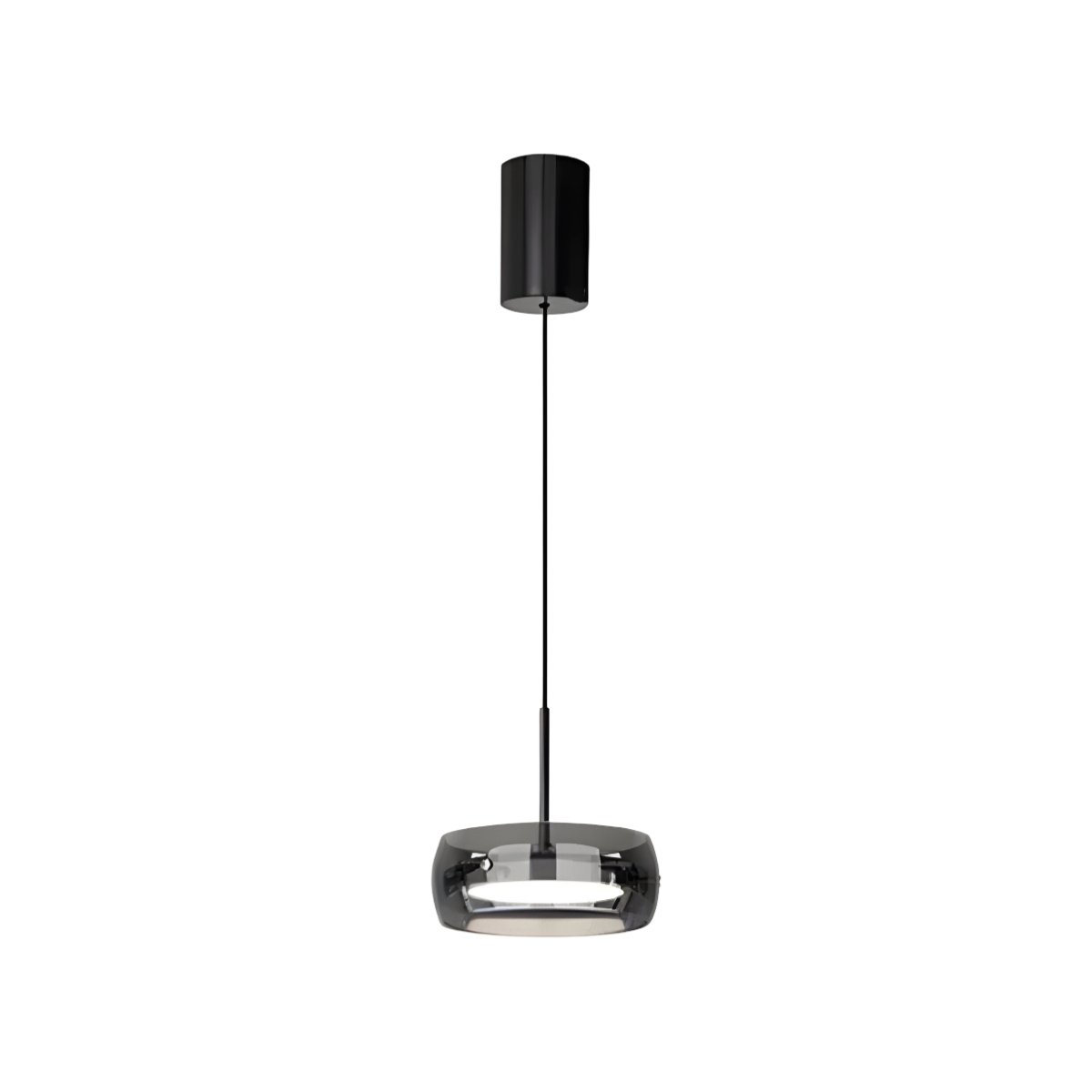 Luminária Pendente Moderna Minimalista LED Vidro Metal Cantille