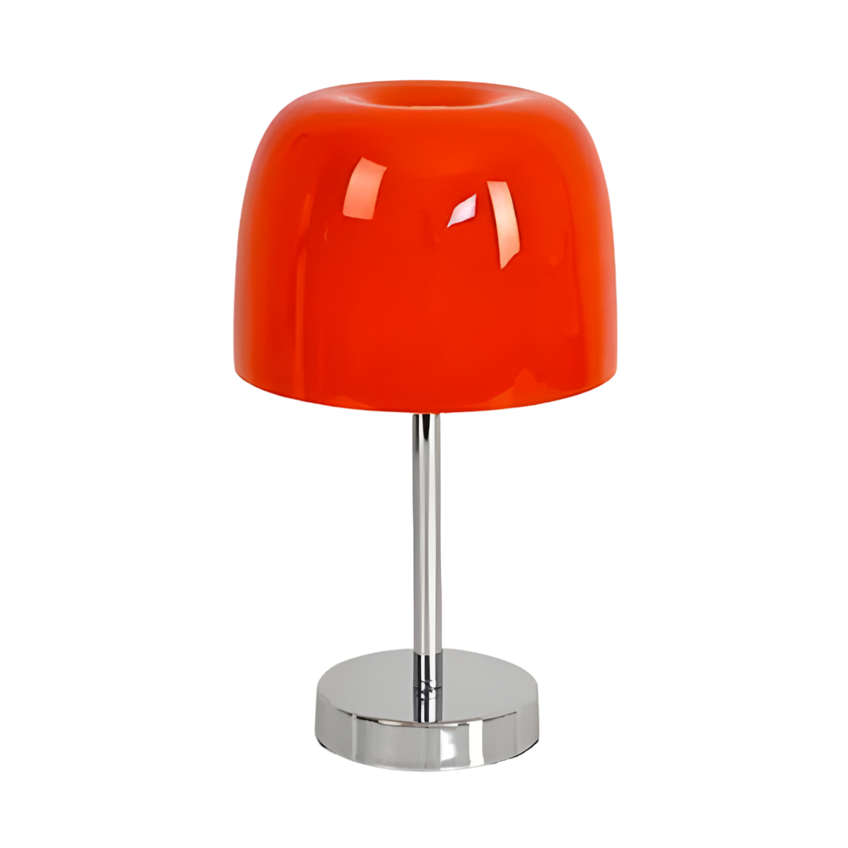 Luminária de Mesa Abajur Moderna Minimalista LED Metal Vidro Joy
