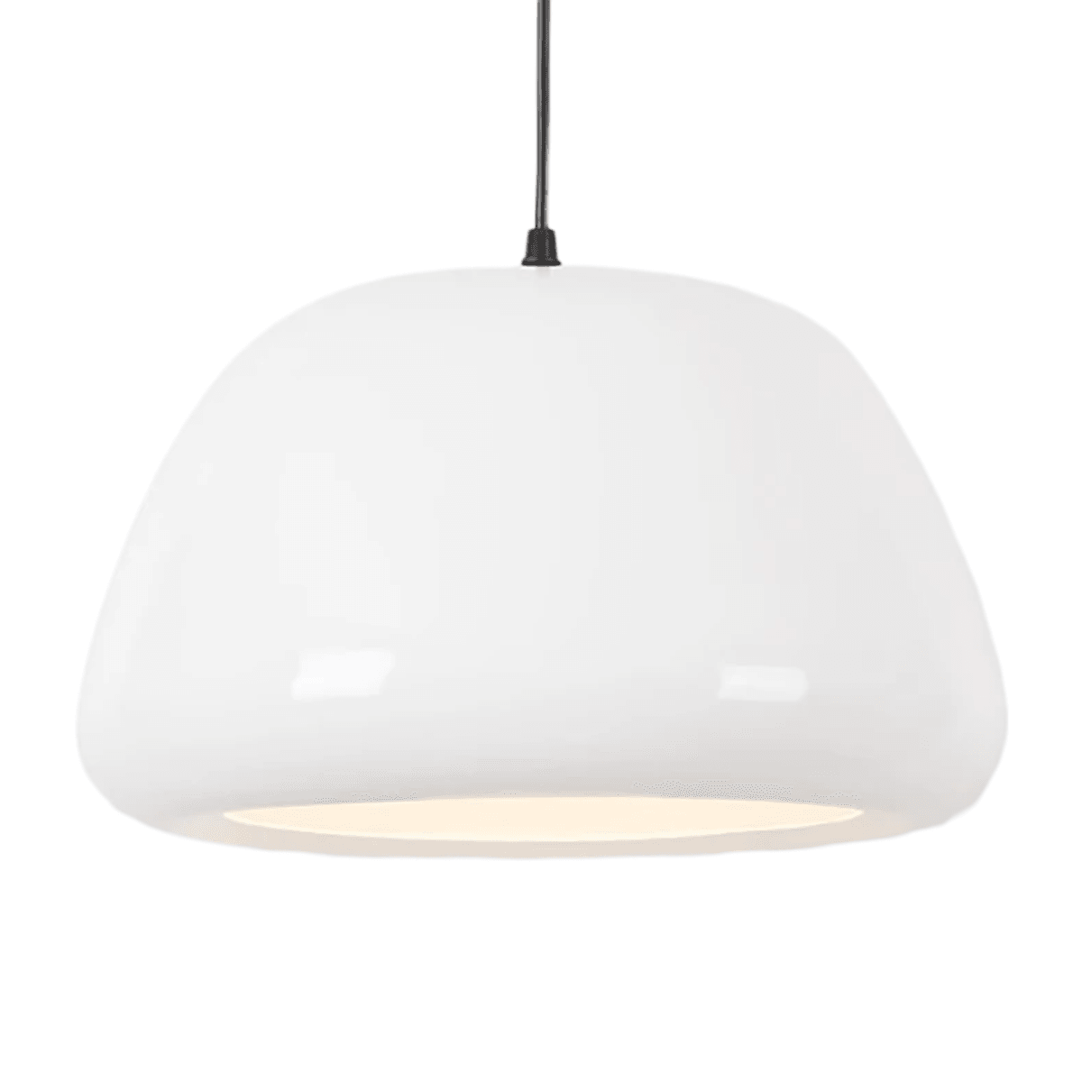 Luminária Pendente Moderna Minimalista Clove - Laranja / Ø32cm