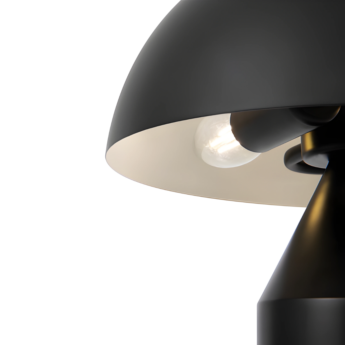 Luminária de Mesa Abajur Moderna Minimalista Articulada Cogumelo
