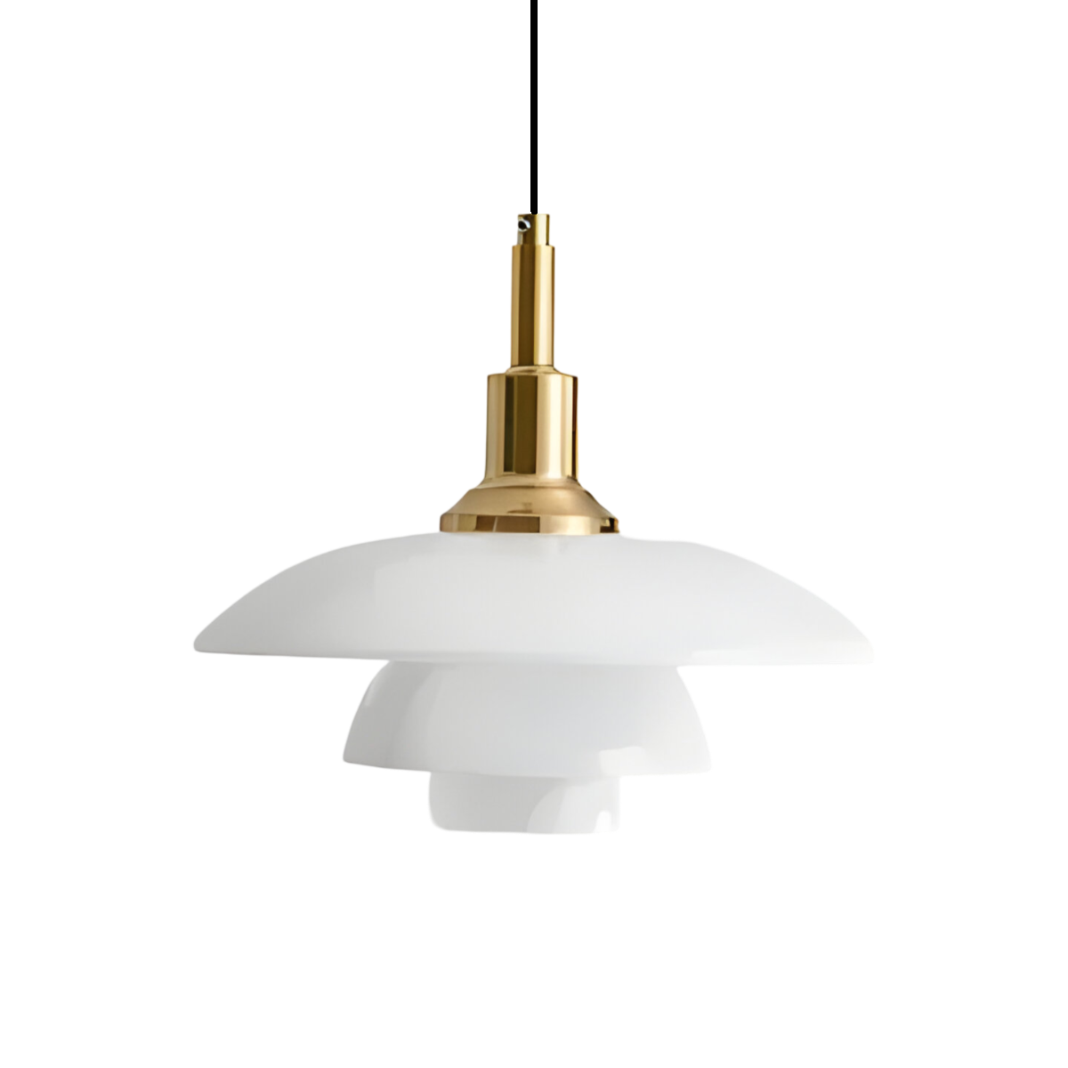 Luminária Pendente Moderna Minimalista Vidro Metal Caborian