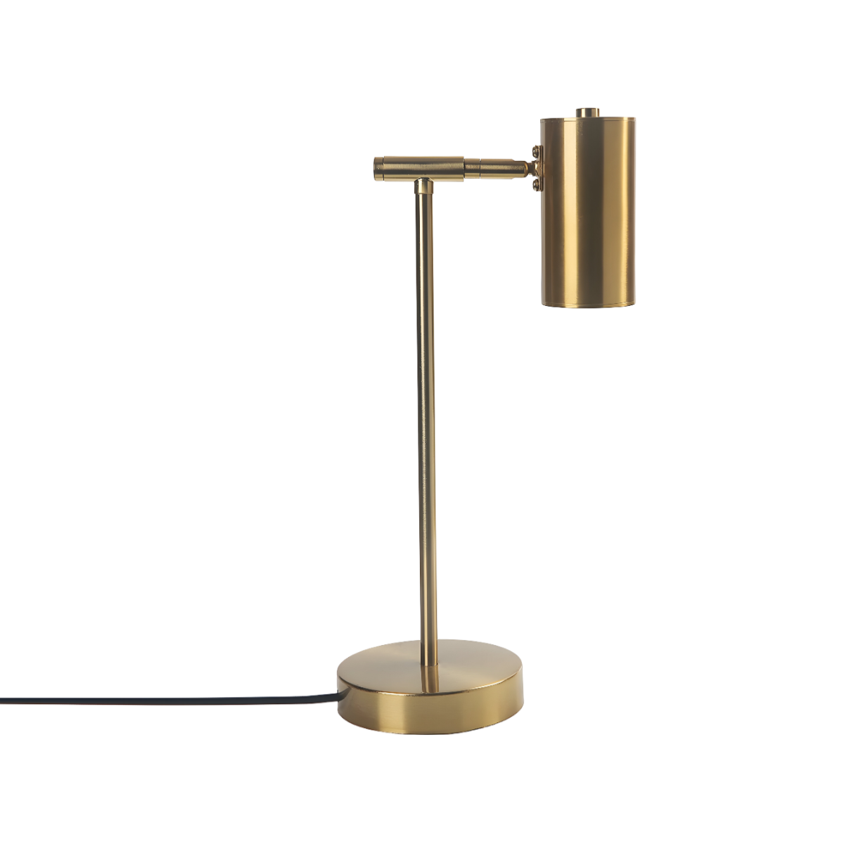 Luminária de Mesa Abajur Moderna Minimalista LED Metal Gold Lux