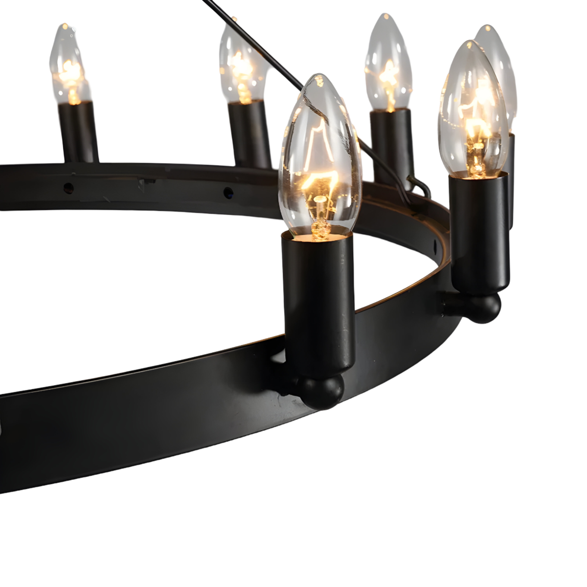 Luminária Pendente Moderna Minimalista LED Metal Black Fazzano