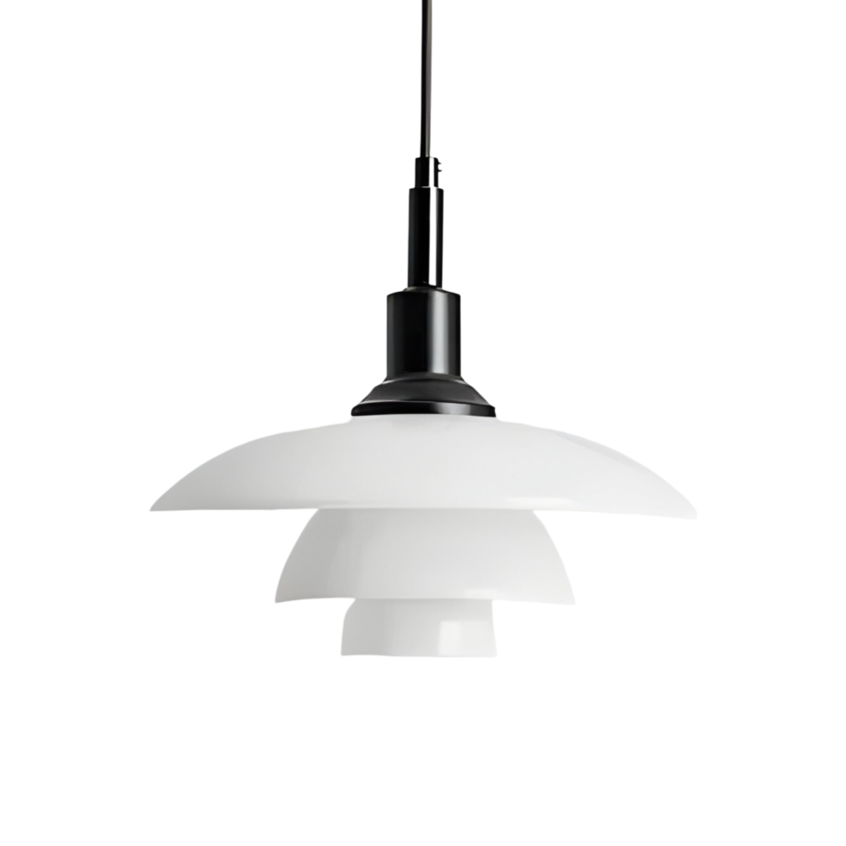 Luminária Pendente Moderna Minimalista Vidro Metal Caborian