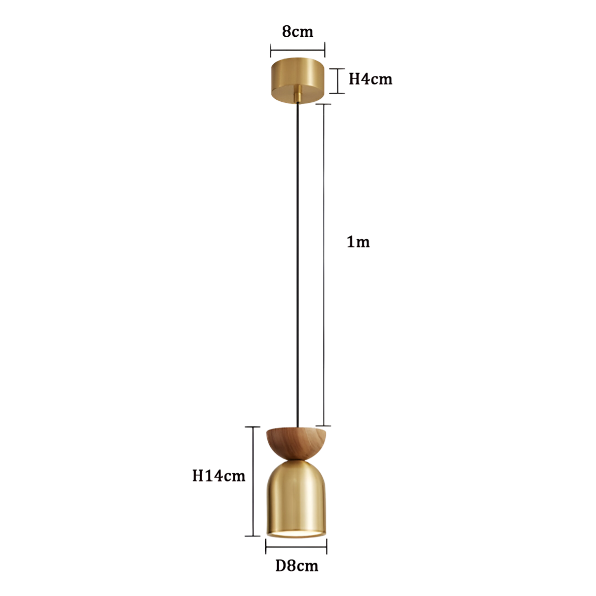 Luminária Pendente Moderna Minimalista LED Metal Occi