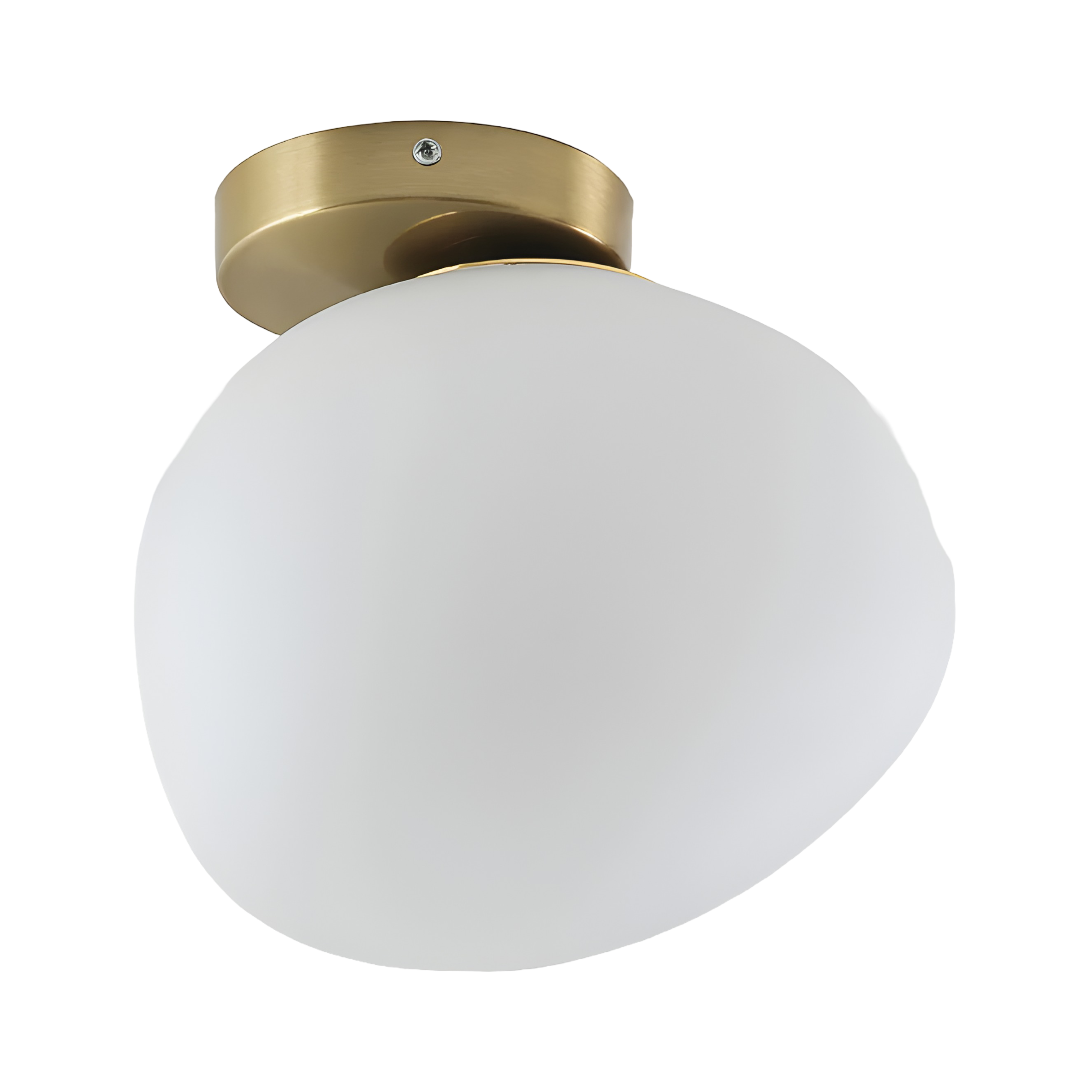 Luminária Arandela Moderna Minimalista Metal Vidro Egg