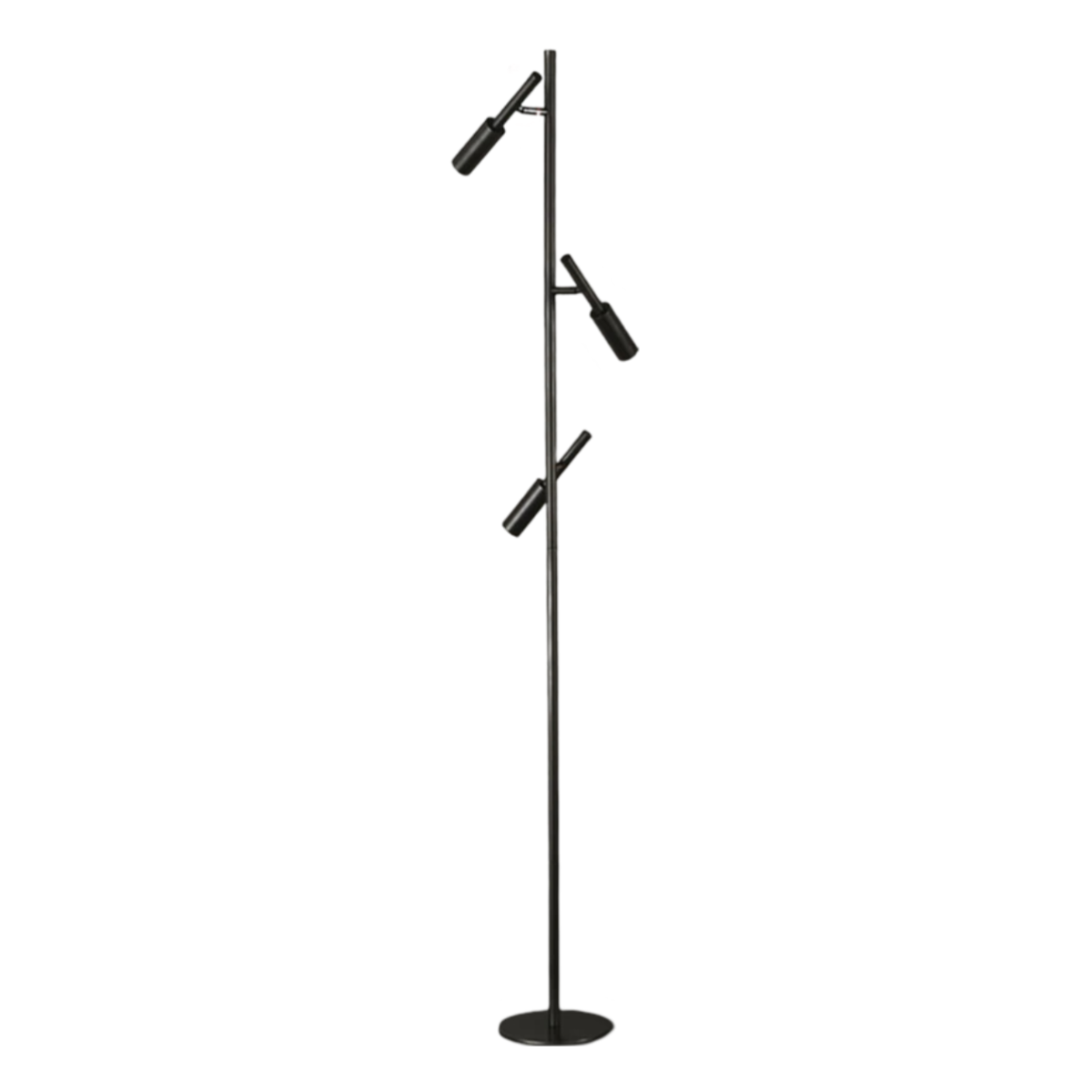 Luminária de Piso Moderna Minimalista Articulada LED Metal Luminor