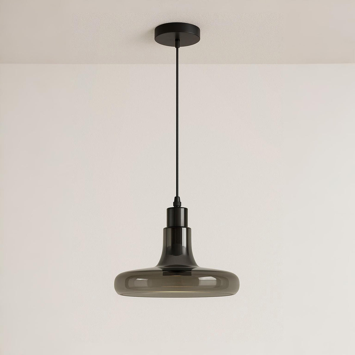 Luminária Pendente Moderna Minimalista Metal Vidro Nilo