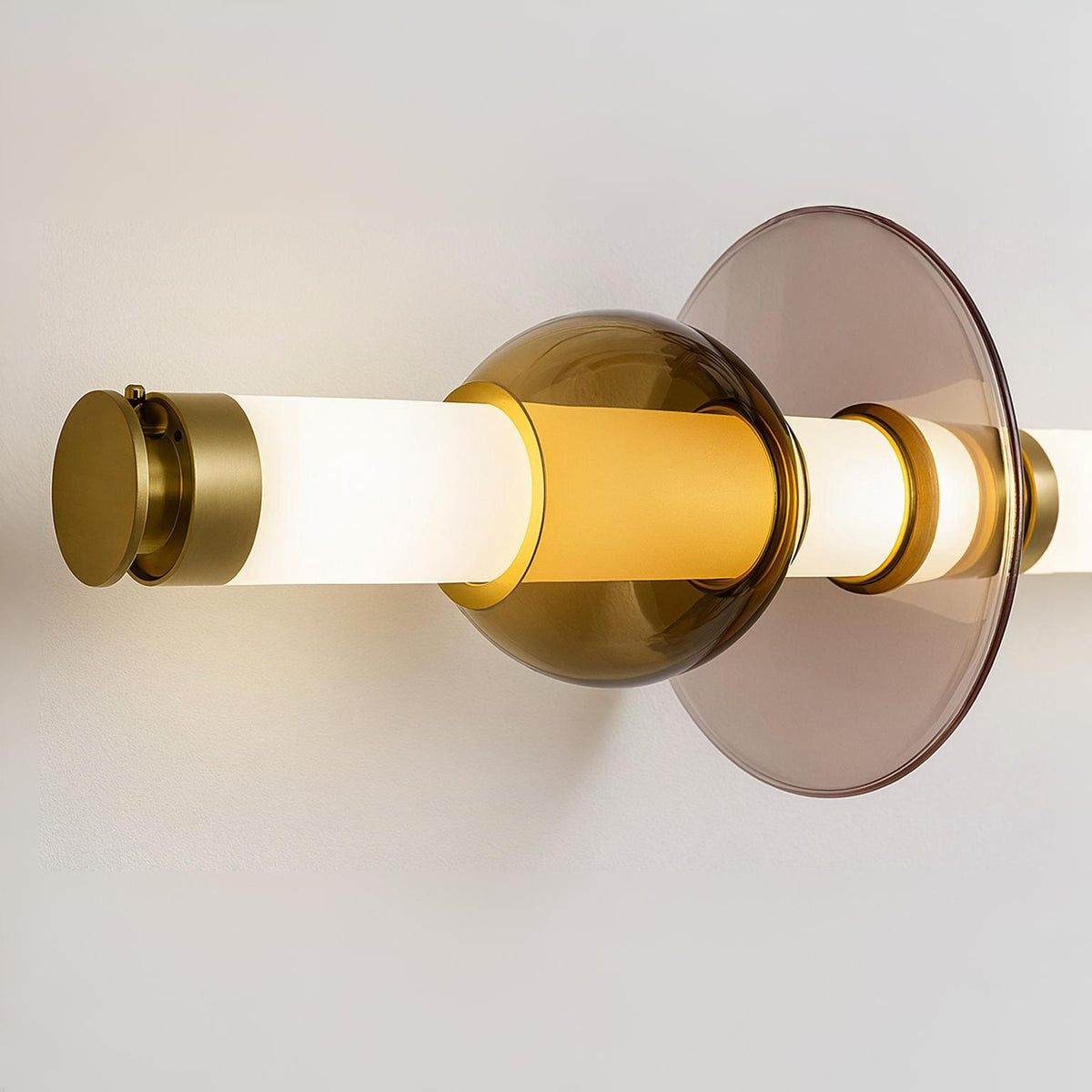 Luminária Pendente Moderna Minimalista Metal Vidro Satalle