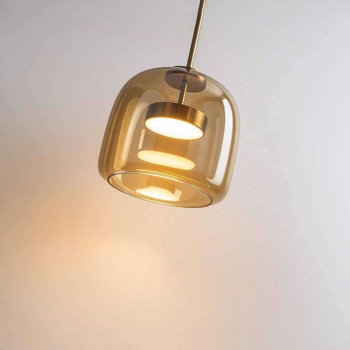 Luminária Pendente Moderno Minimalista Vidro Zahraa
